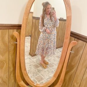 Boho style floral Sun Dress
